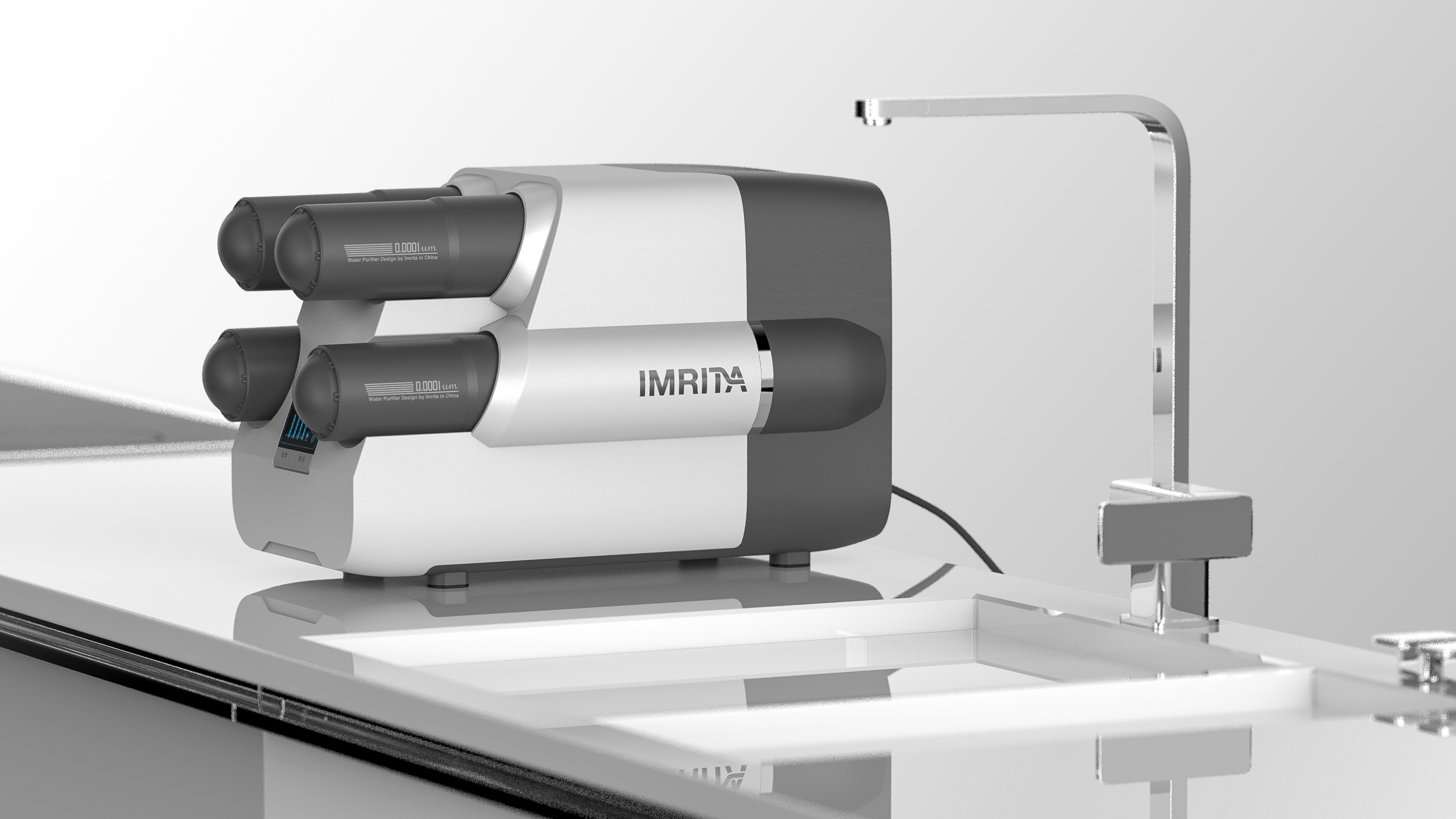 Water dispenser，RO machine，Pure water machine，Nanfeng industrial design，i-mate ，Straight drink machine，