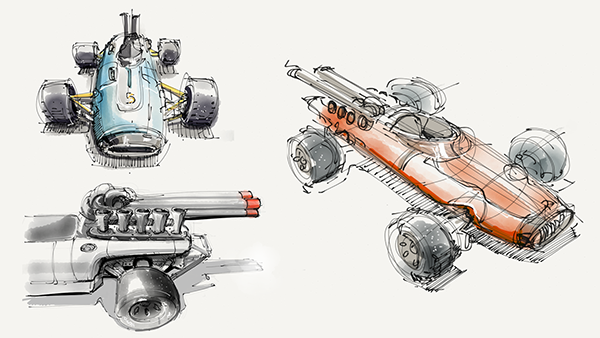 Racing design，Works of the last century，Retro regression，