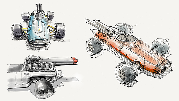 Racing design，Works of the last century，Retro regression，