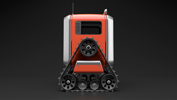 Snow crawler，Works of interest to designers，Snow tools，Funny style，