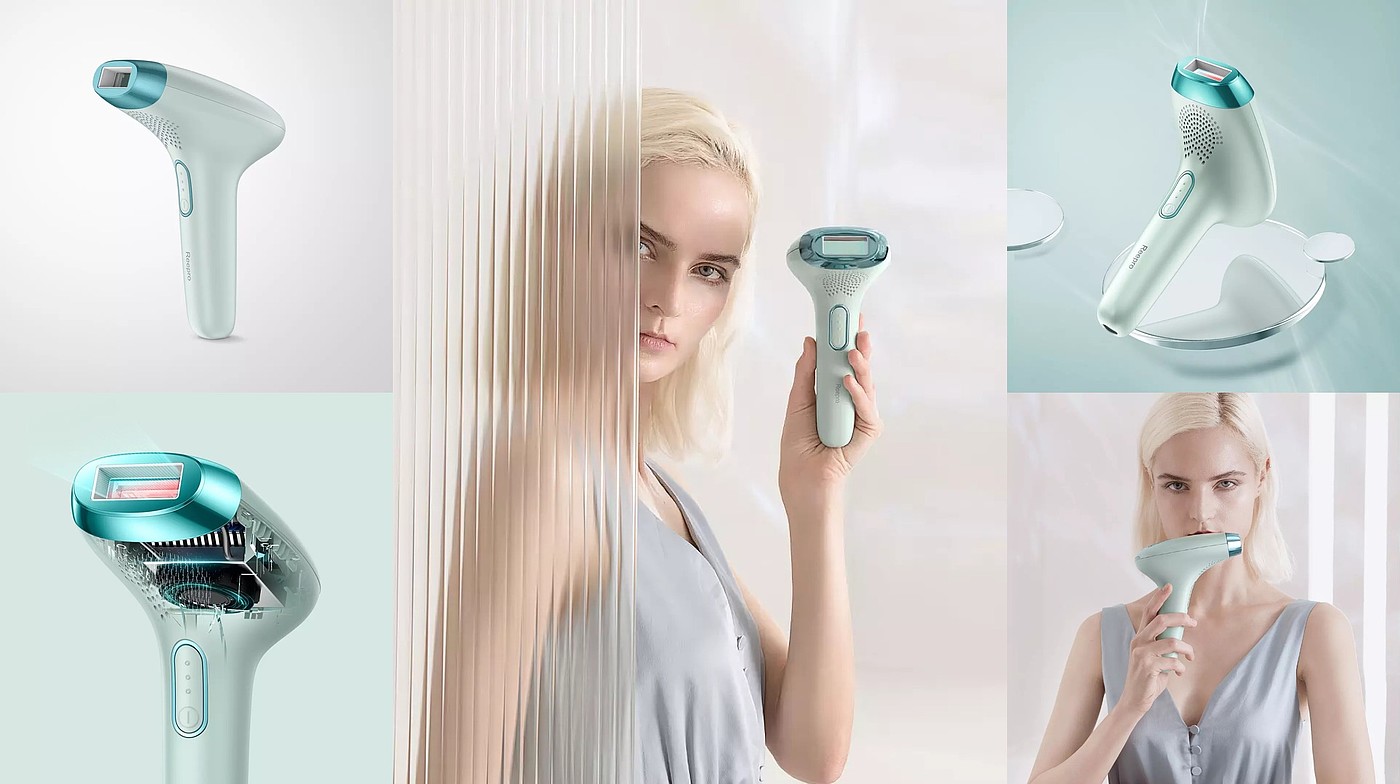 min design，Designer point of view，Personal care，Laser hair removal instrument，