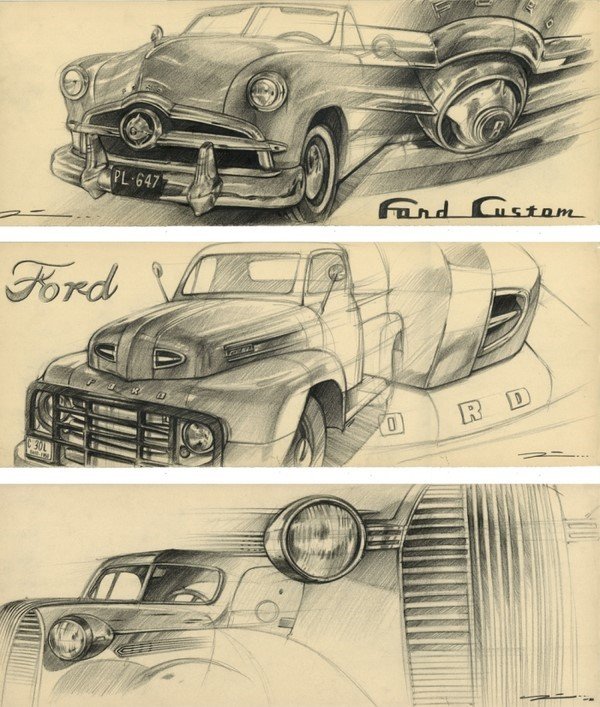 Automobile design，Hand drawn sketch，design sketch，