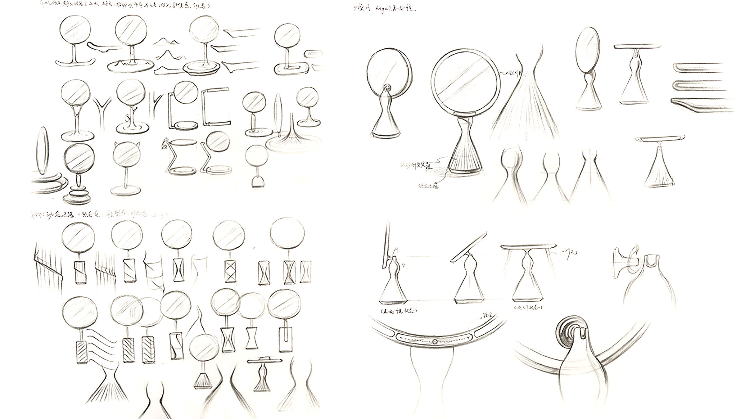 Beauty mirror，Cosmetic mirror，led，