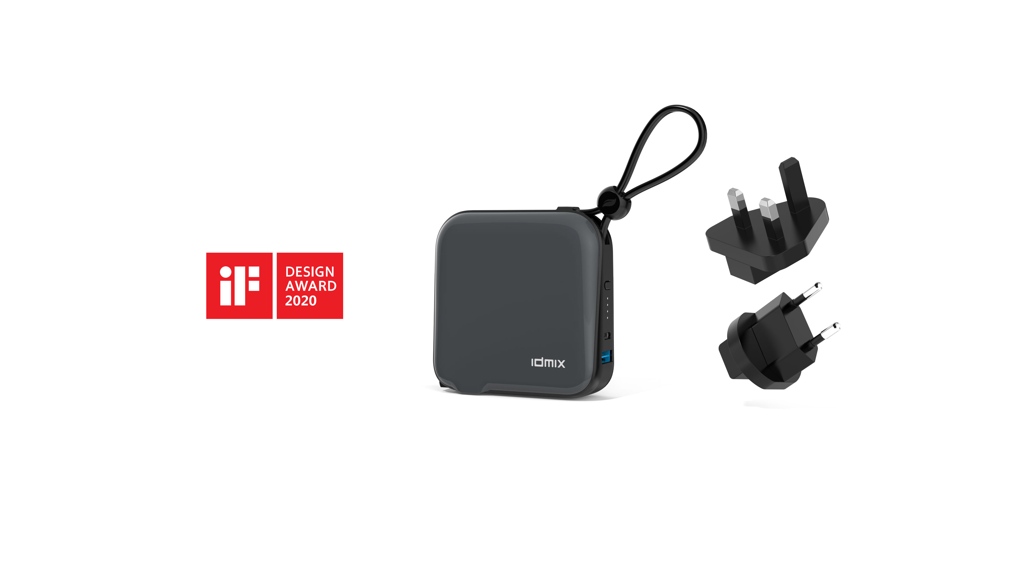 Charger charging treasure three in one，portable source，if，Self contained plug，