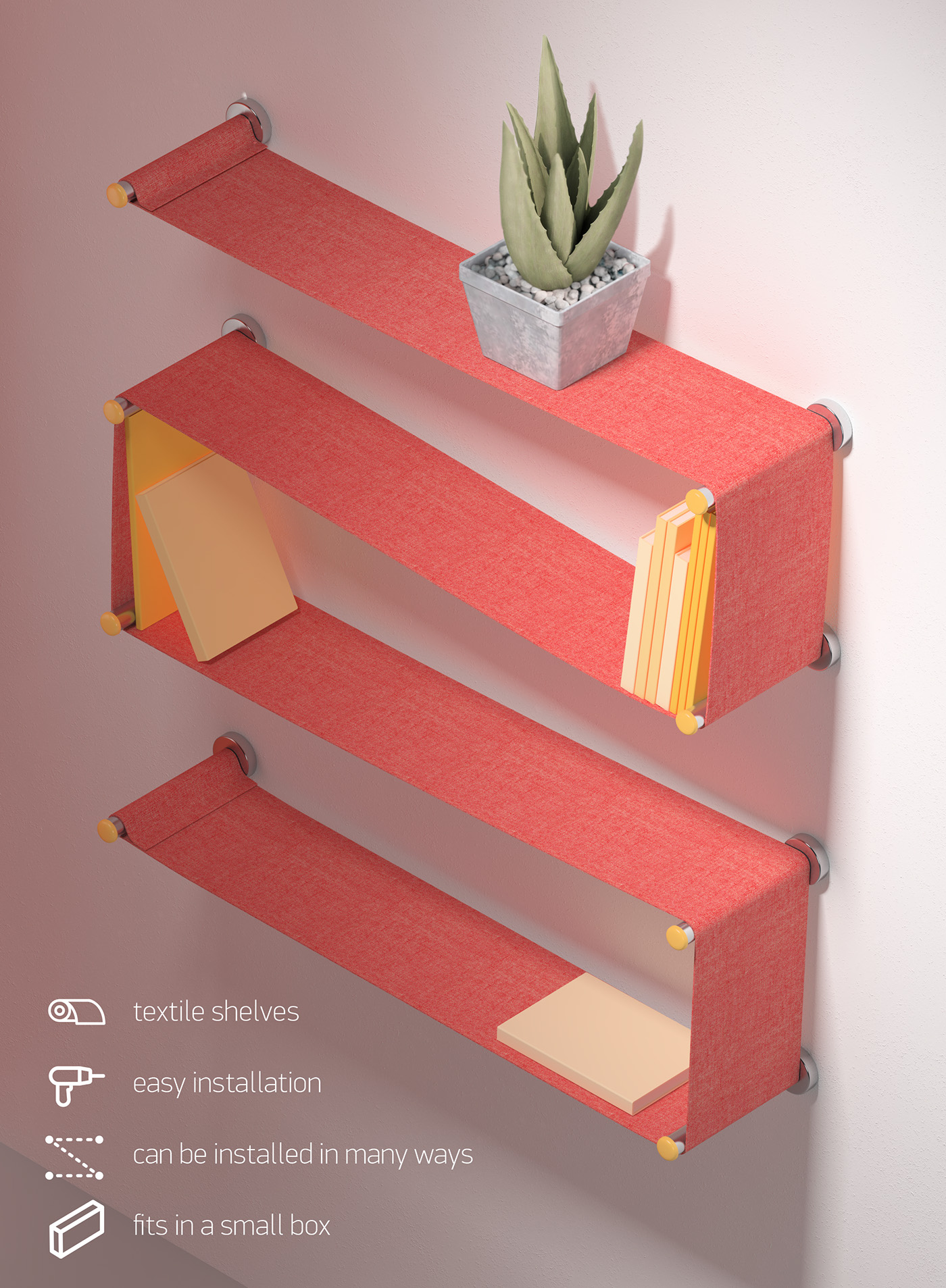 Flexible bookshelf，Flexile bookshelf，Custom modification，Household products，furniture design ，