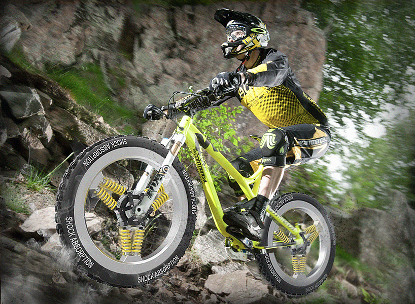 the republic of korea，Shock absorber，yellow，rugged，performance，