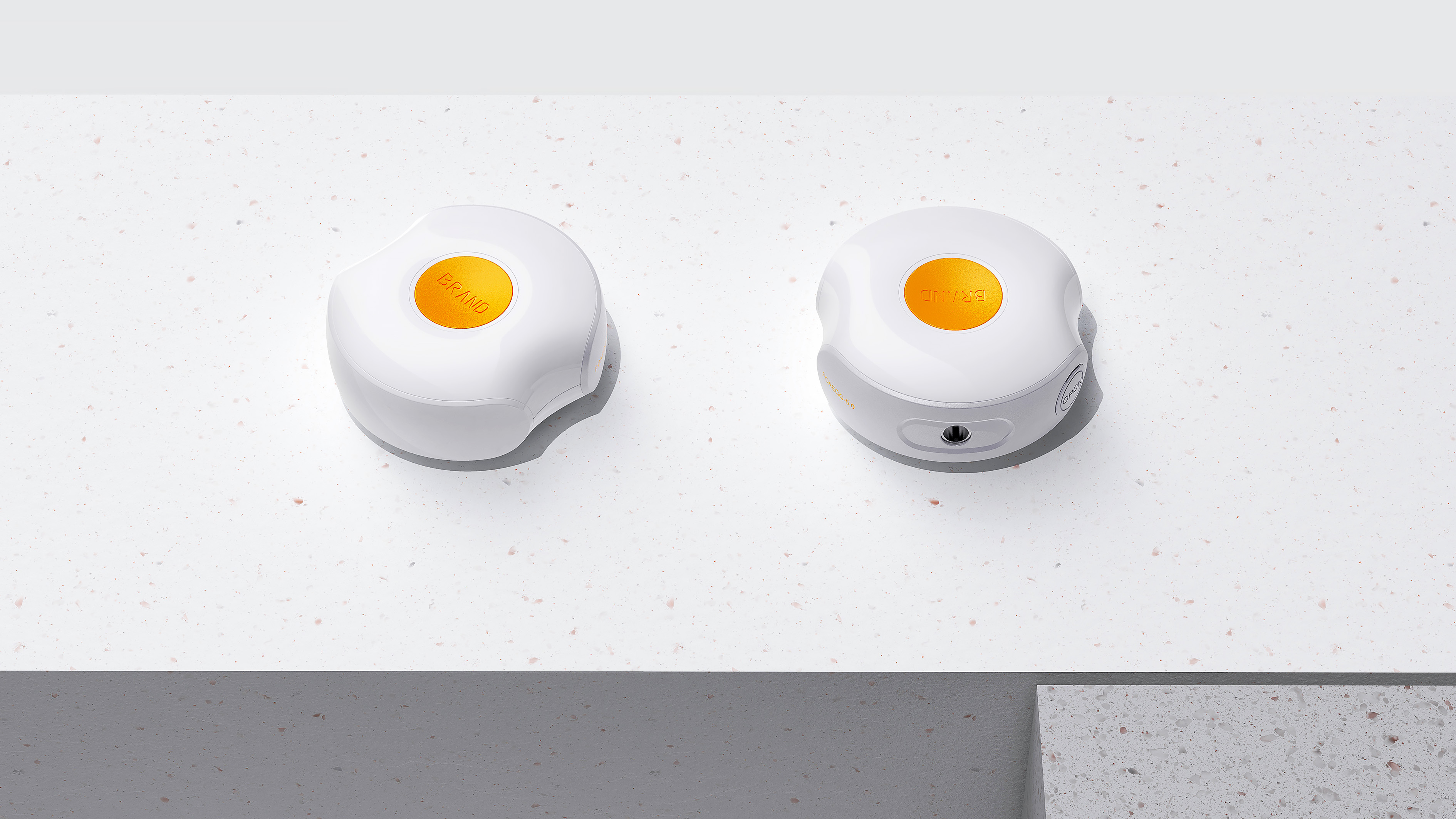 Poached Egg，forehead thermometer，Body temperature measurement，