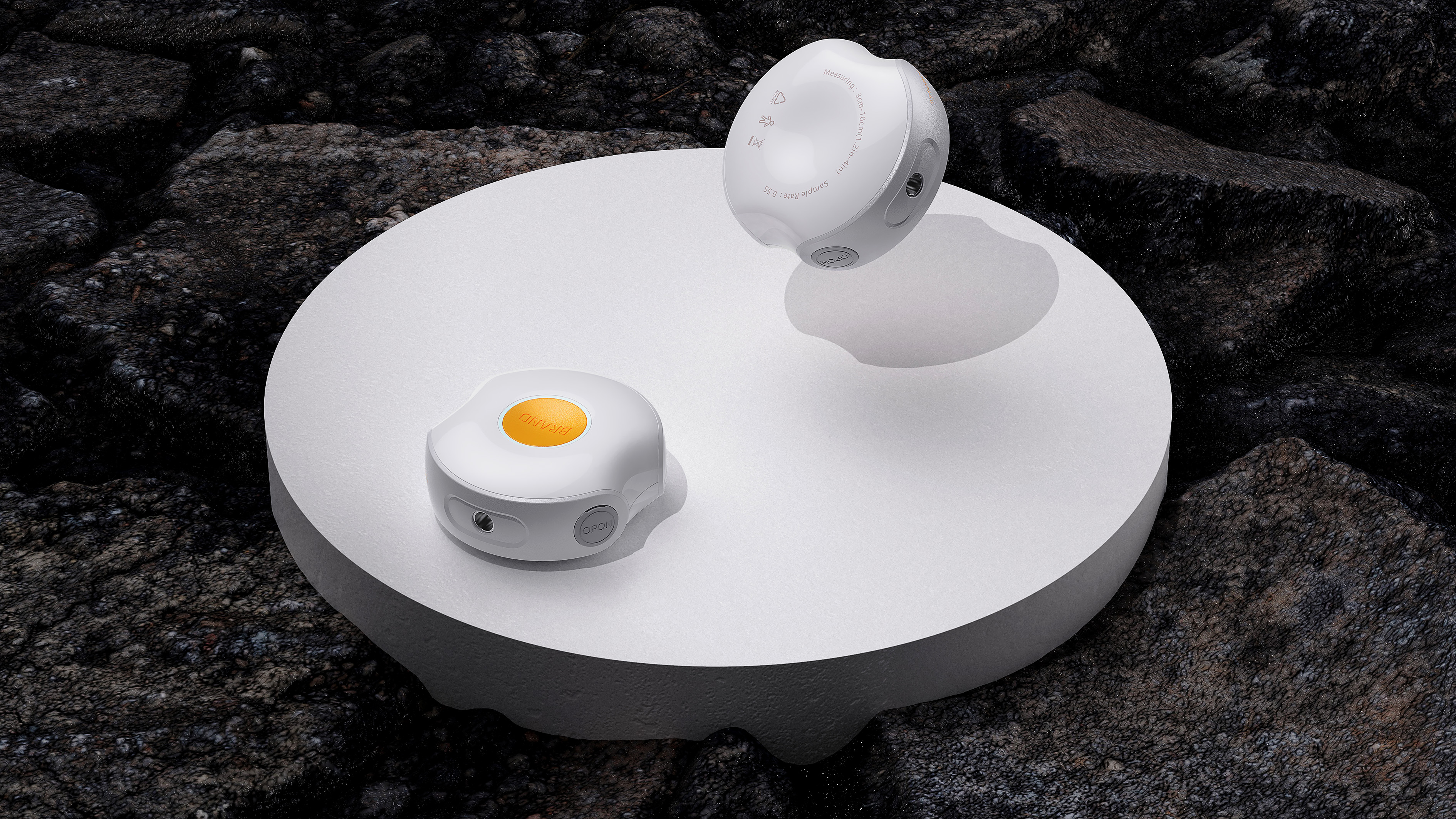 Poached Egg，forehead thermometer，Body temperature measurement，