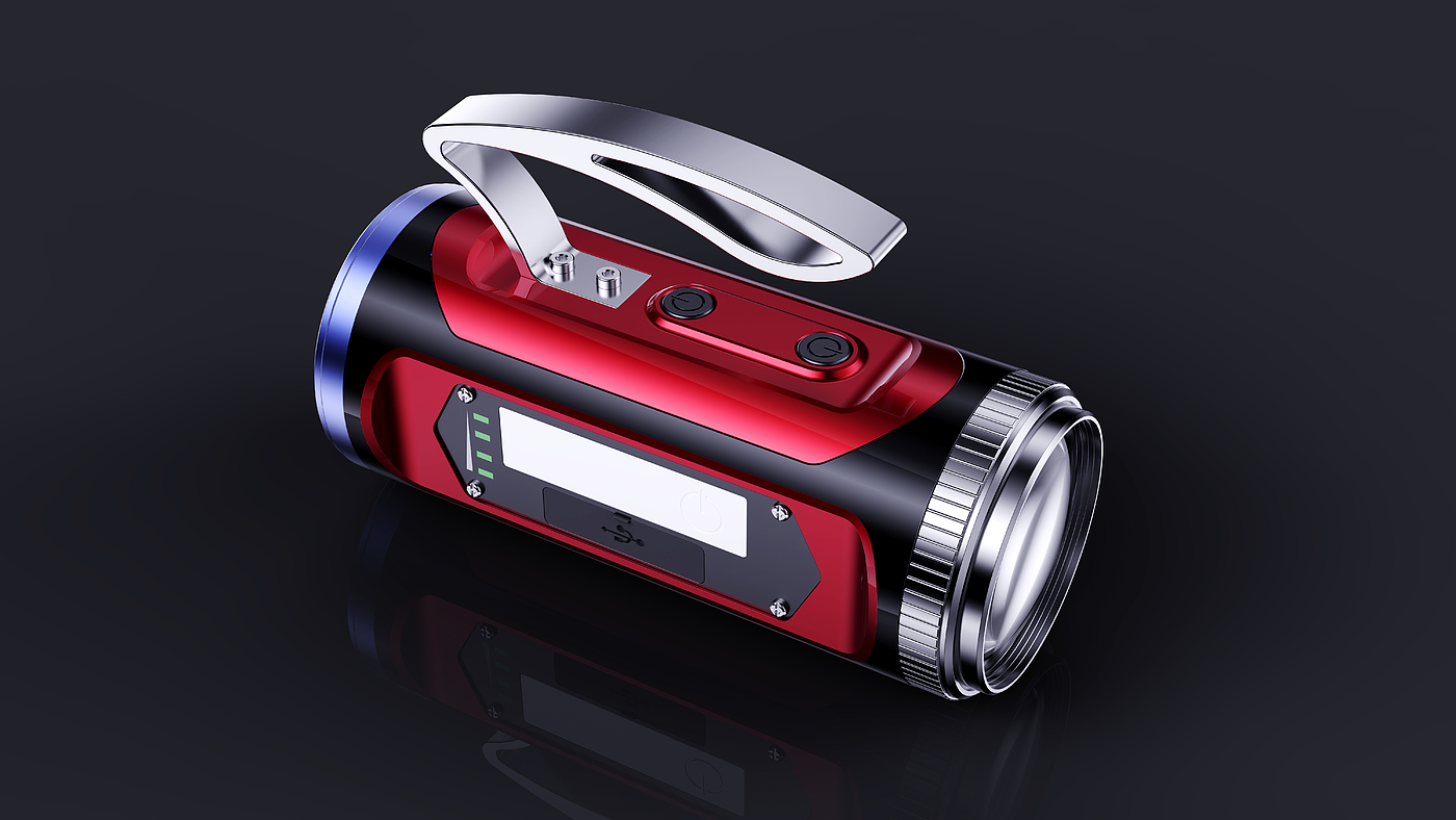 industrial design，Fishing lamp，Flashlight，Appearance design，
