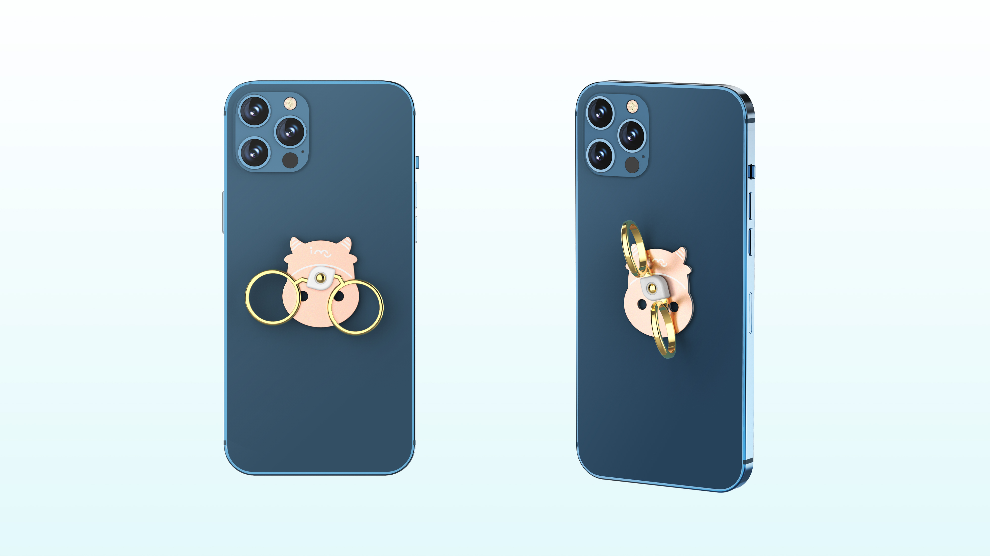 year of the ox，Mobile phone bracket，Ring buckle，mobile phone，