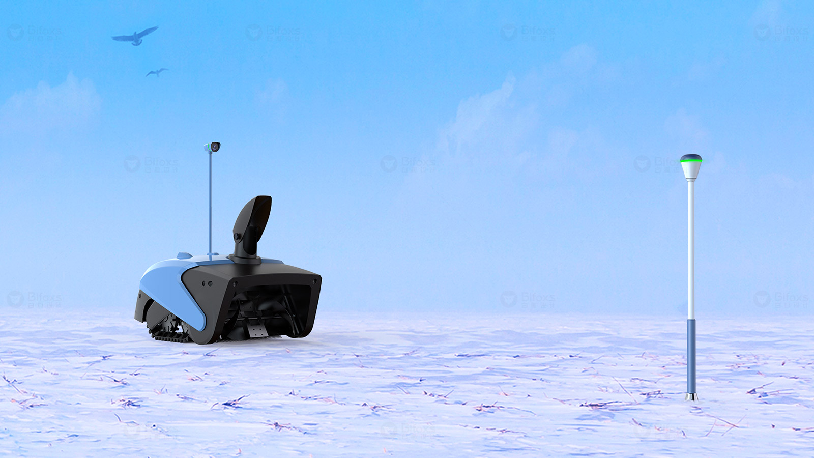 Design of snow shovel robot，