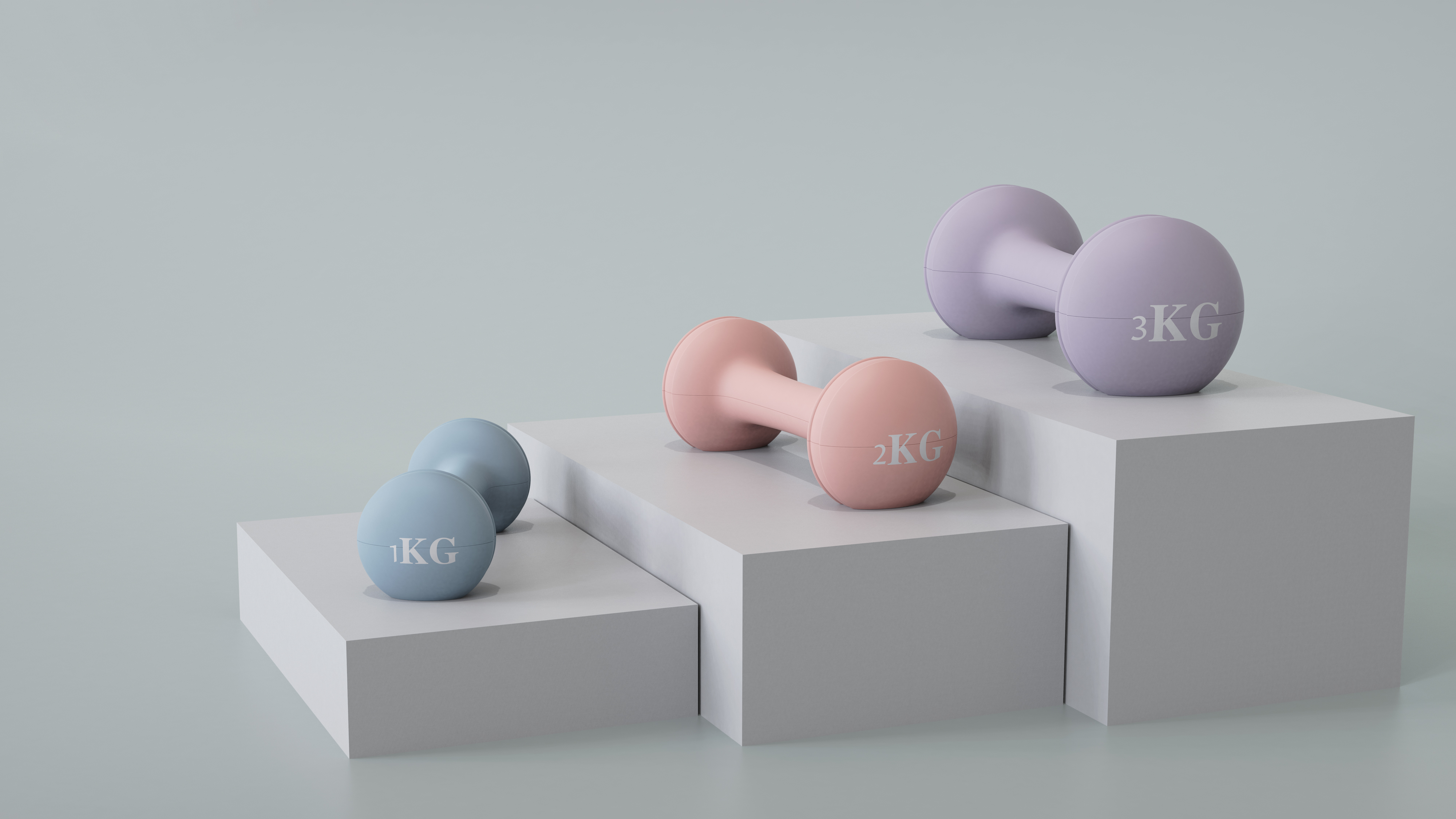 Lady dumbbell，dumbbell，Bodybuilding，motion，