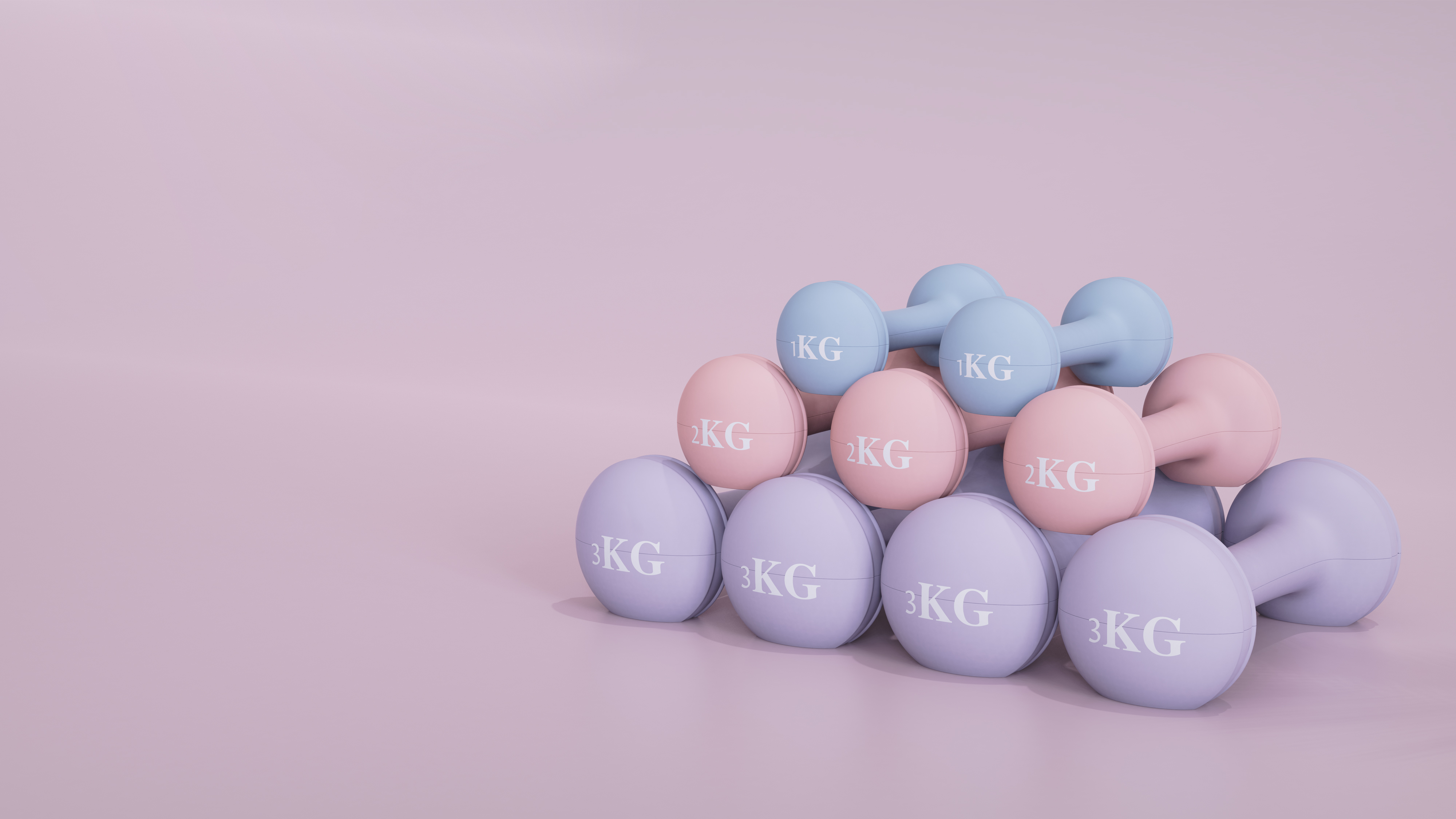 Lady dumbbell，dumbbell，Bodybuilding，motion，