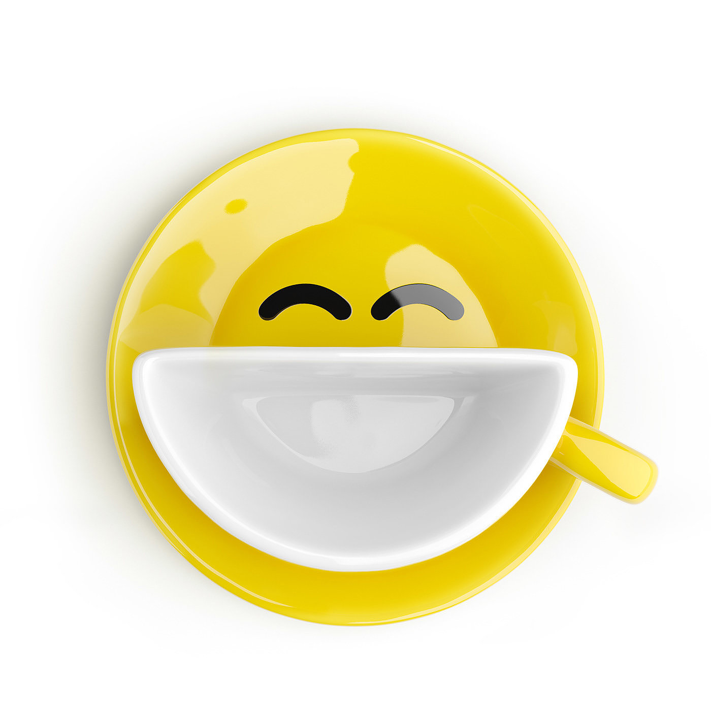 glass，kitchenware，Cup，smile，originality，