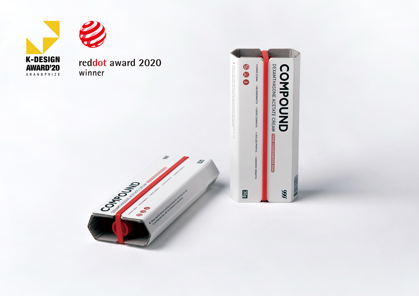 Drug packaging，K-Design Design Award，packing design，2020 red dot Concept Design Award，