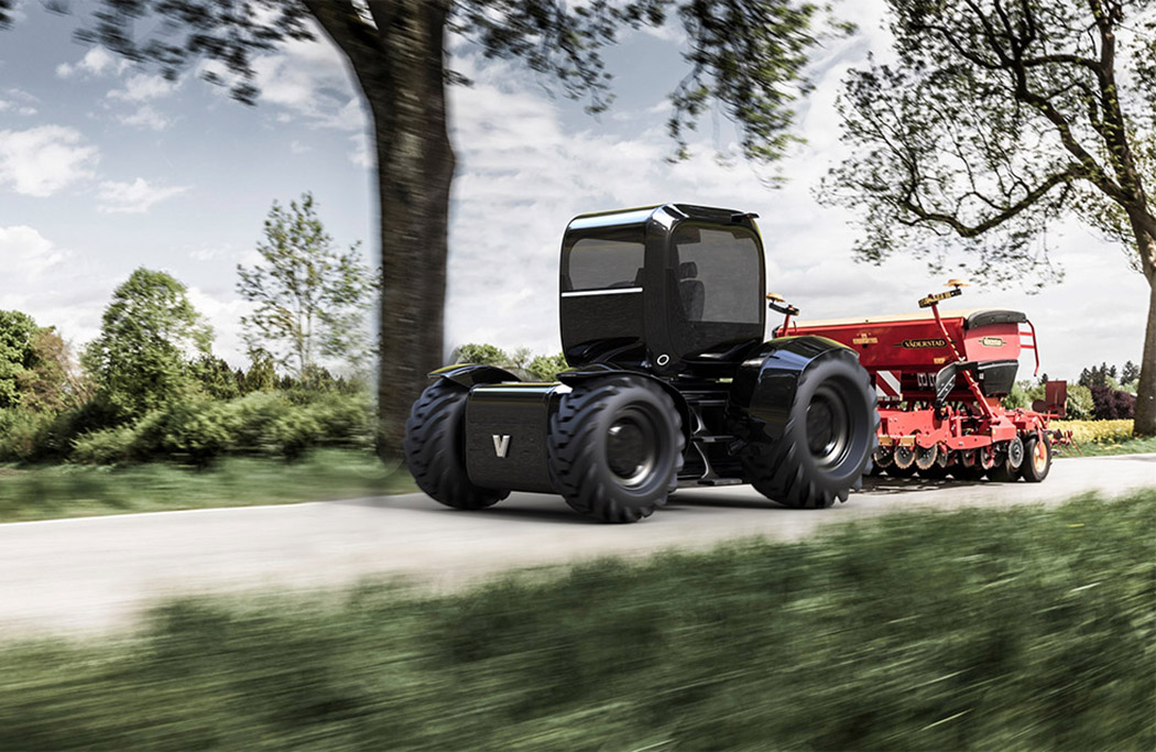 Tractor，All electric，Glass cockpit，Rear view image，Mobile cockpit，