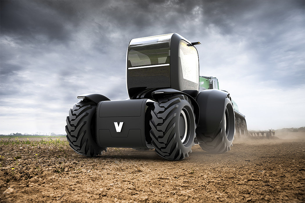 Tractor，All electric，Glass cockpit，Rear view image，Mobile cockpit，