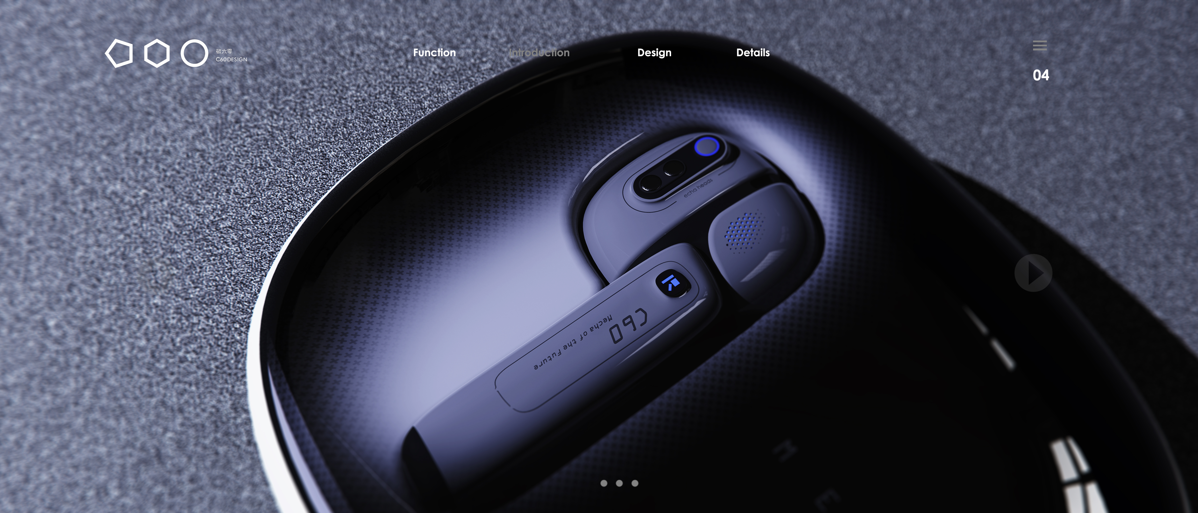 Erys，headset，science and technology，future，blue，technology，