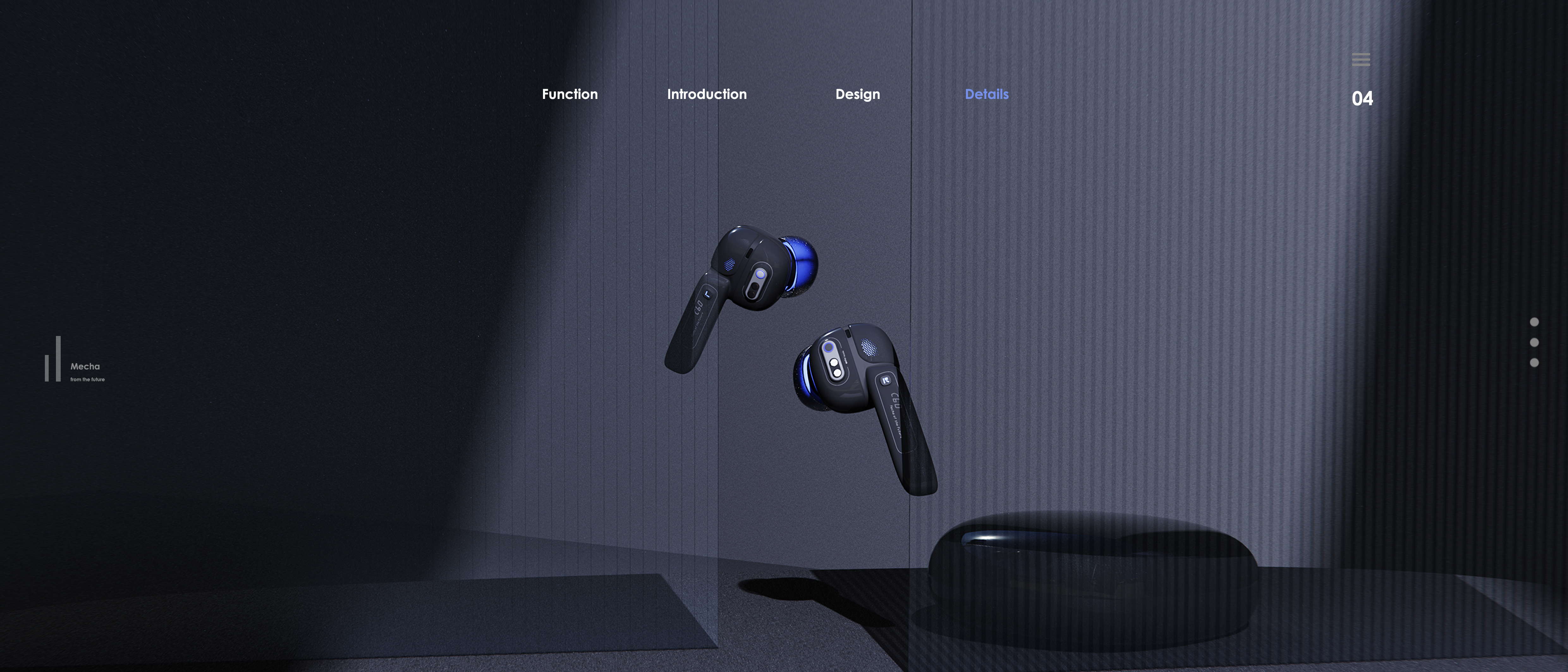 Erys，headset，science and technology，future，blue，technology，