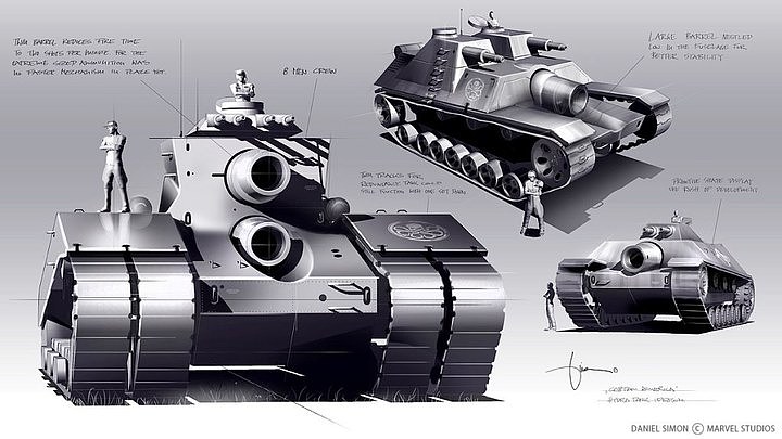 坦克设计，效果图，