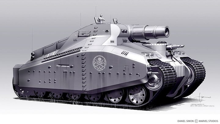 Tank design，design sketch，