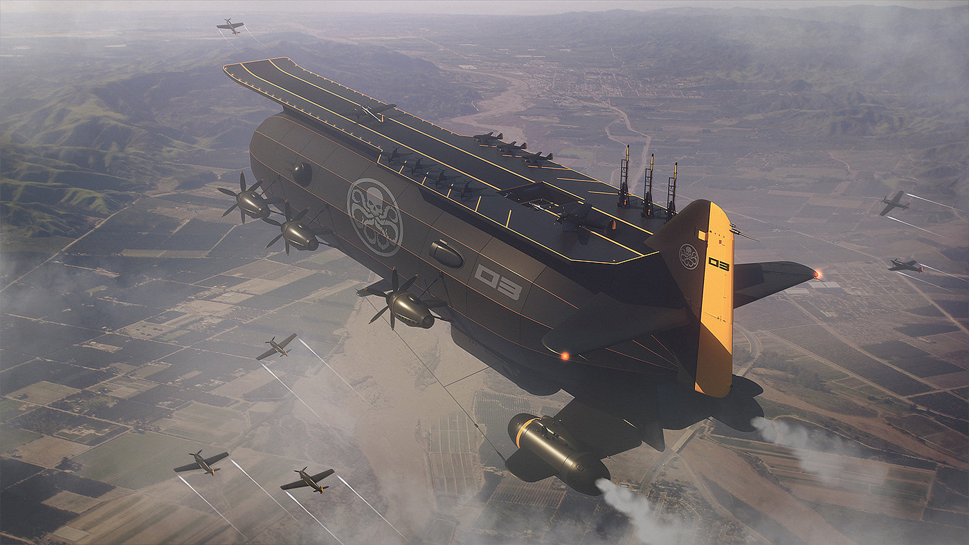 Airship，concept，Zeppelin，
