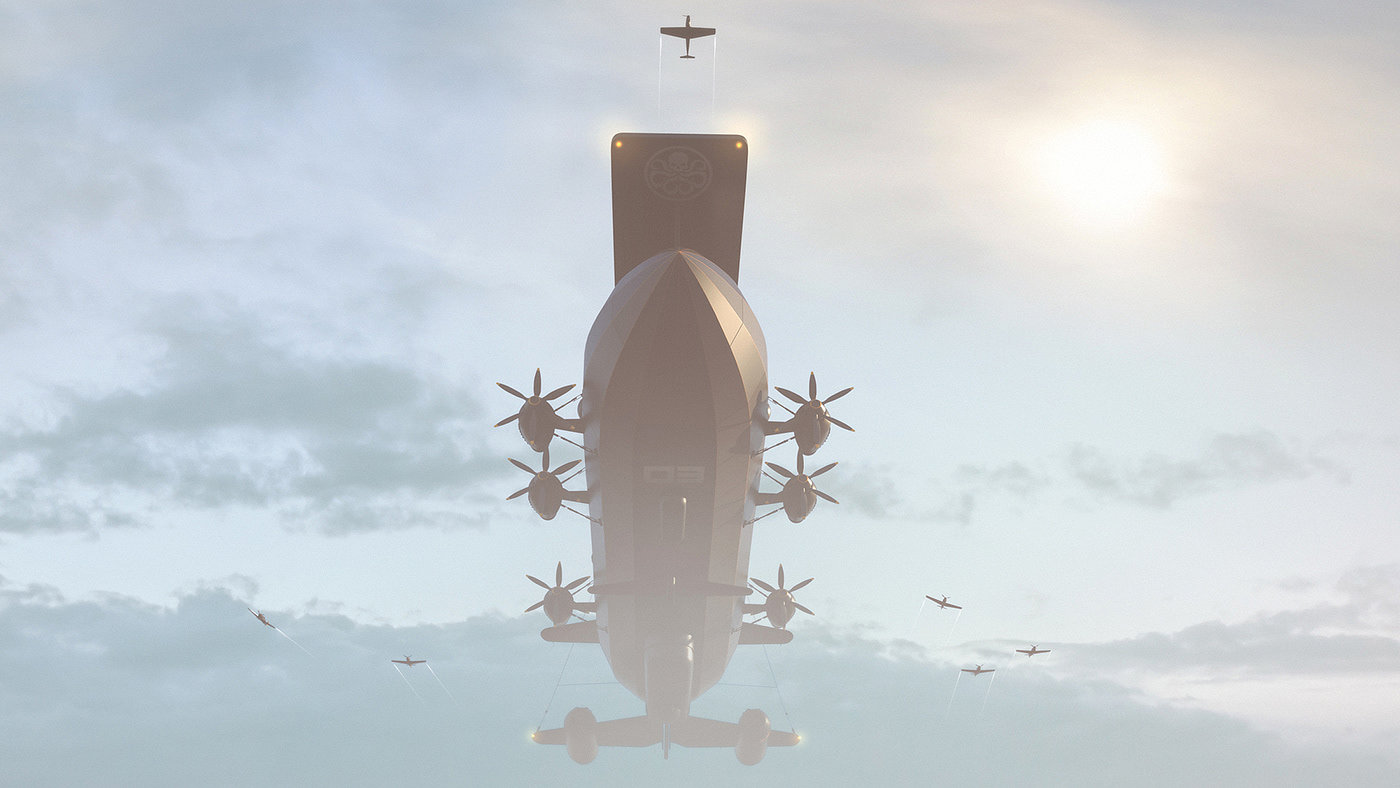 Airship，concept，Zeppelin，