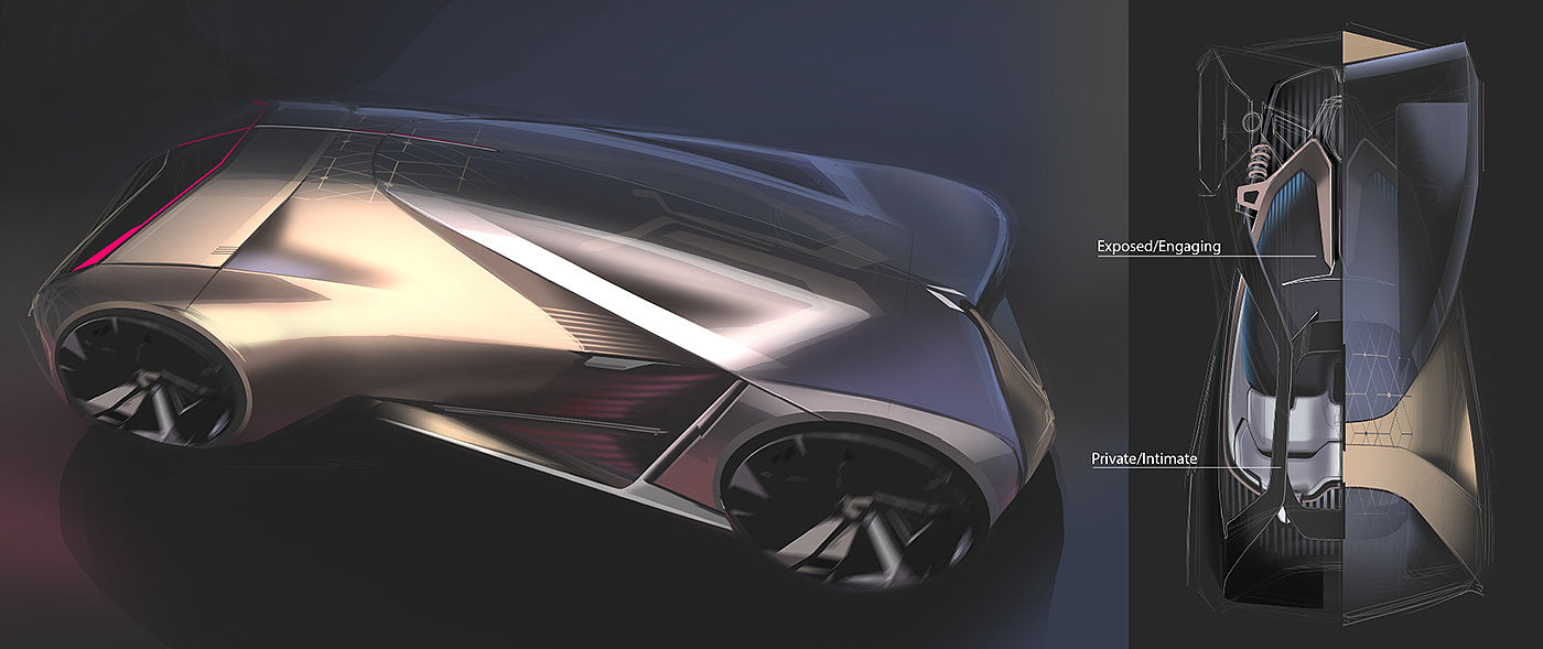 Acura gait，automobile，conceptual design，vehicle，