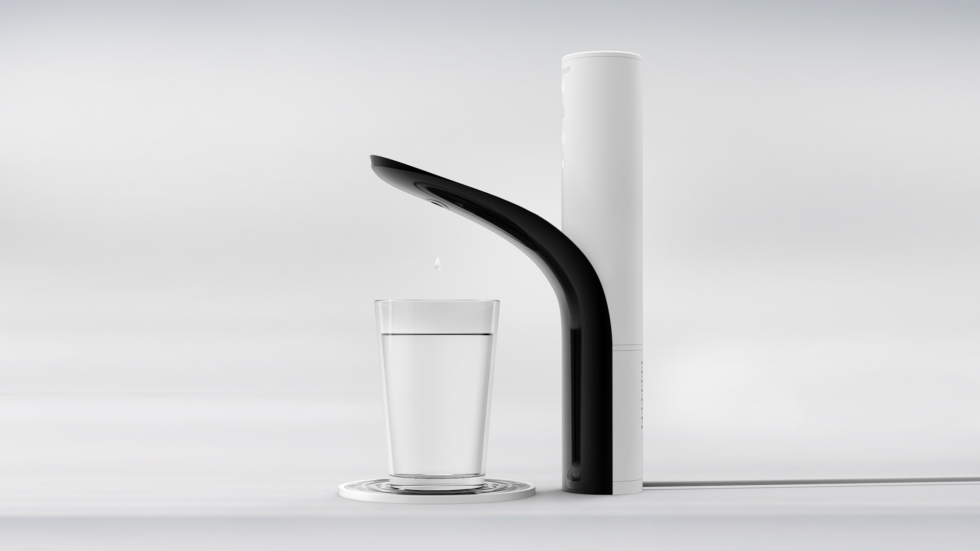 Water purifier，Reduce unnecessary space，Leaf bending design，