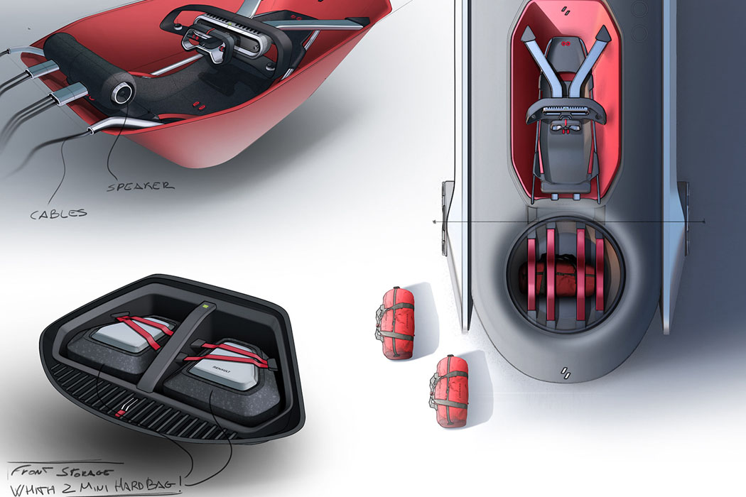 conceptual design，vehicle，automobile，Renault，