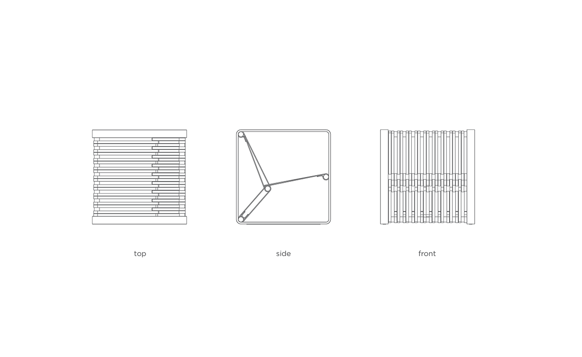 Creative design，Chair design，Box shape，furniture design ，