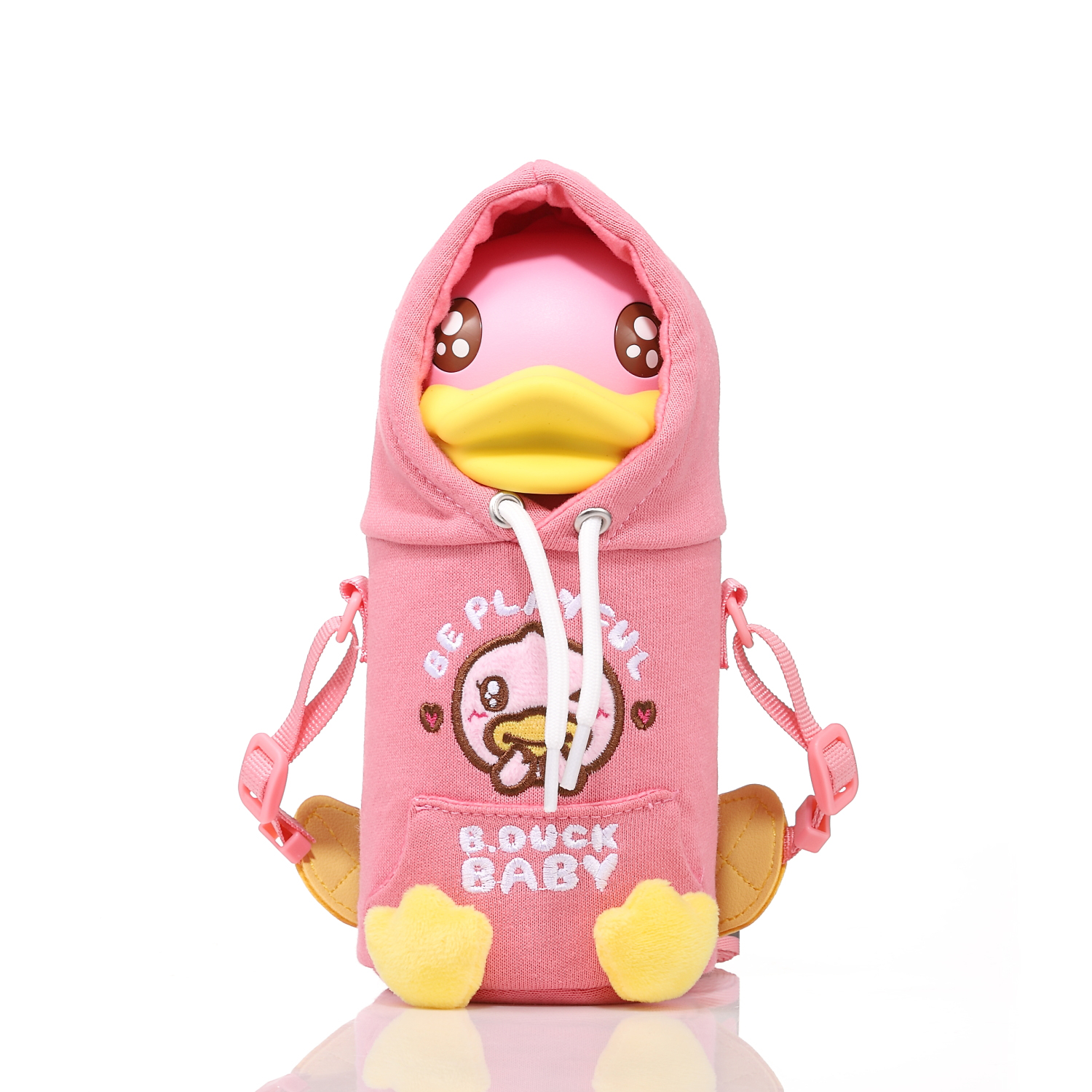 Children's straw thermos cup，