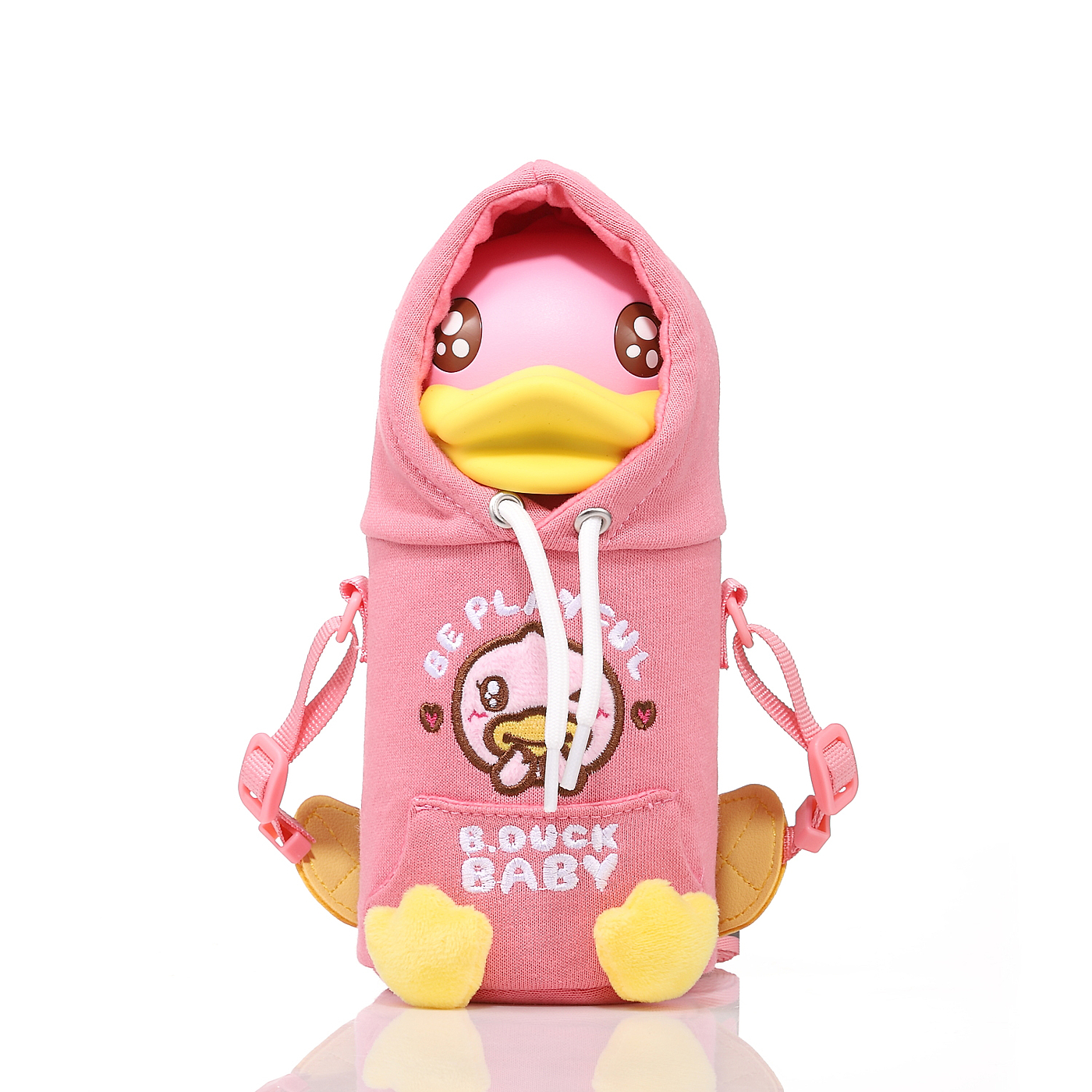 Children's straw thermos cup，