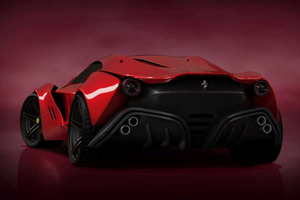 Ferrari Casco rosso，Breaking point，Dig out the side mirror，