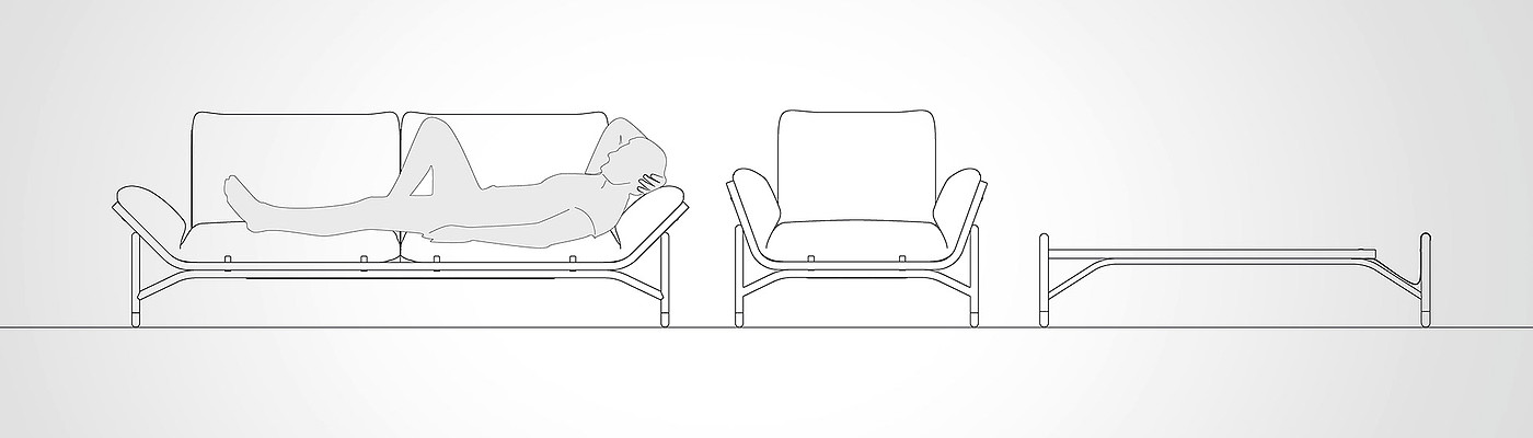 steep hill，sofa，fashion，