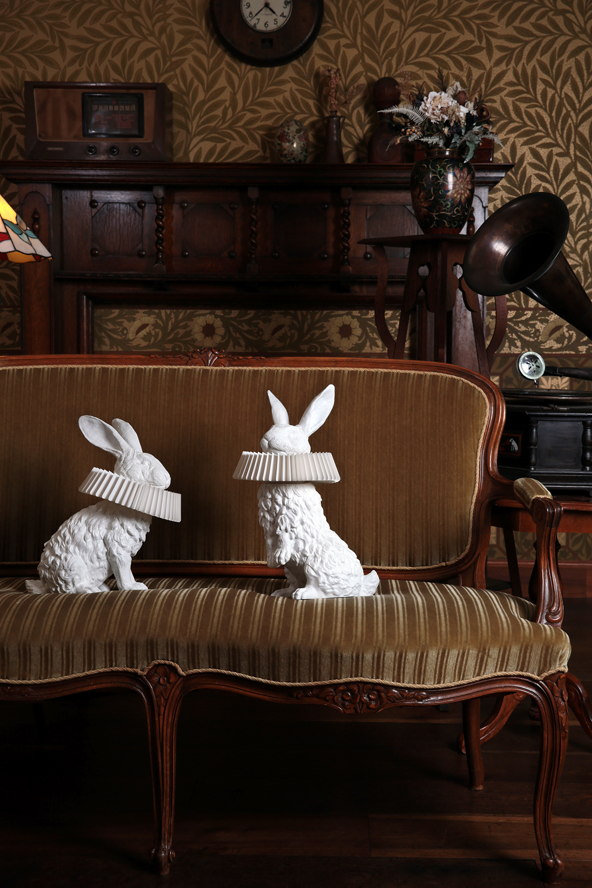 Rabbit lamp，lamps and lanterns，life，