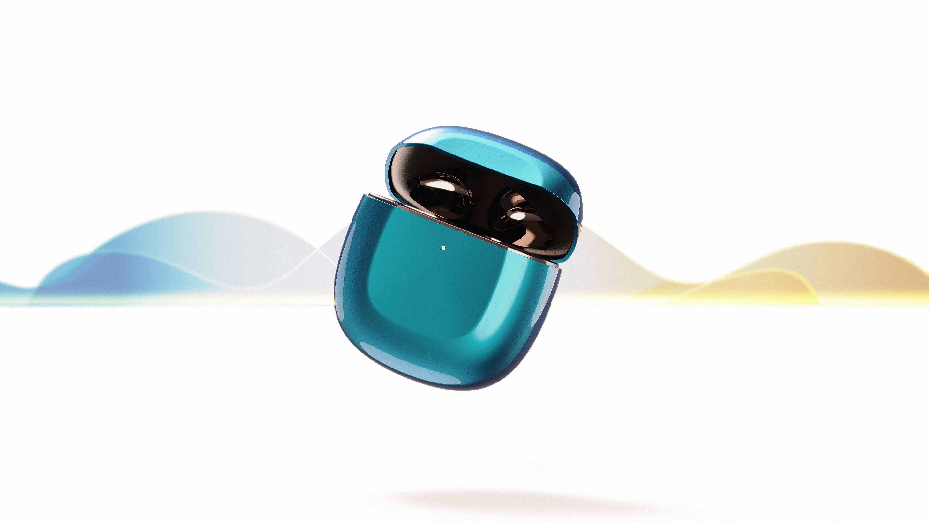 tws，Bluetooth headset design，Headphone rendering，