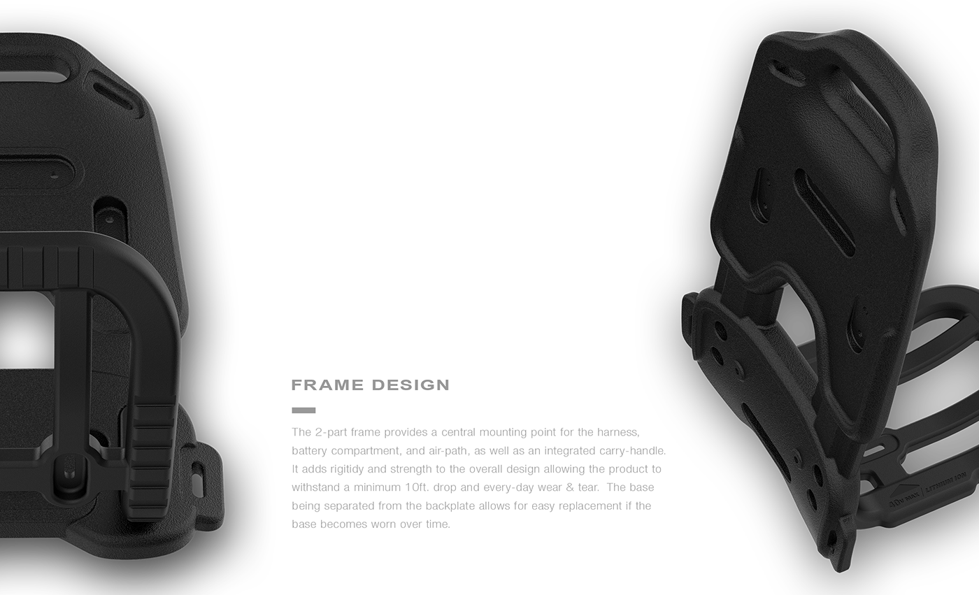 Tool design，Backpack Blower，dewalt，Wearable tools，