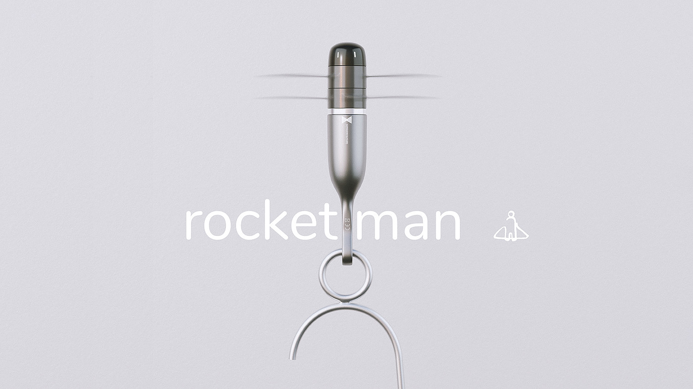 Rocketman，Christoph Sokol，coat hanger，a hook，