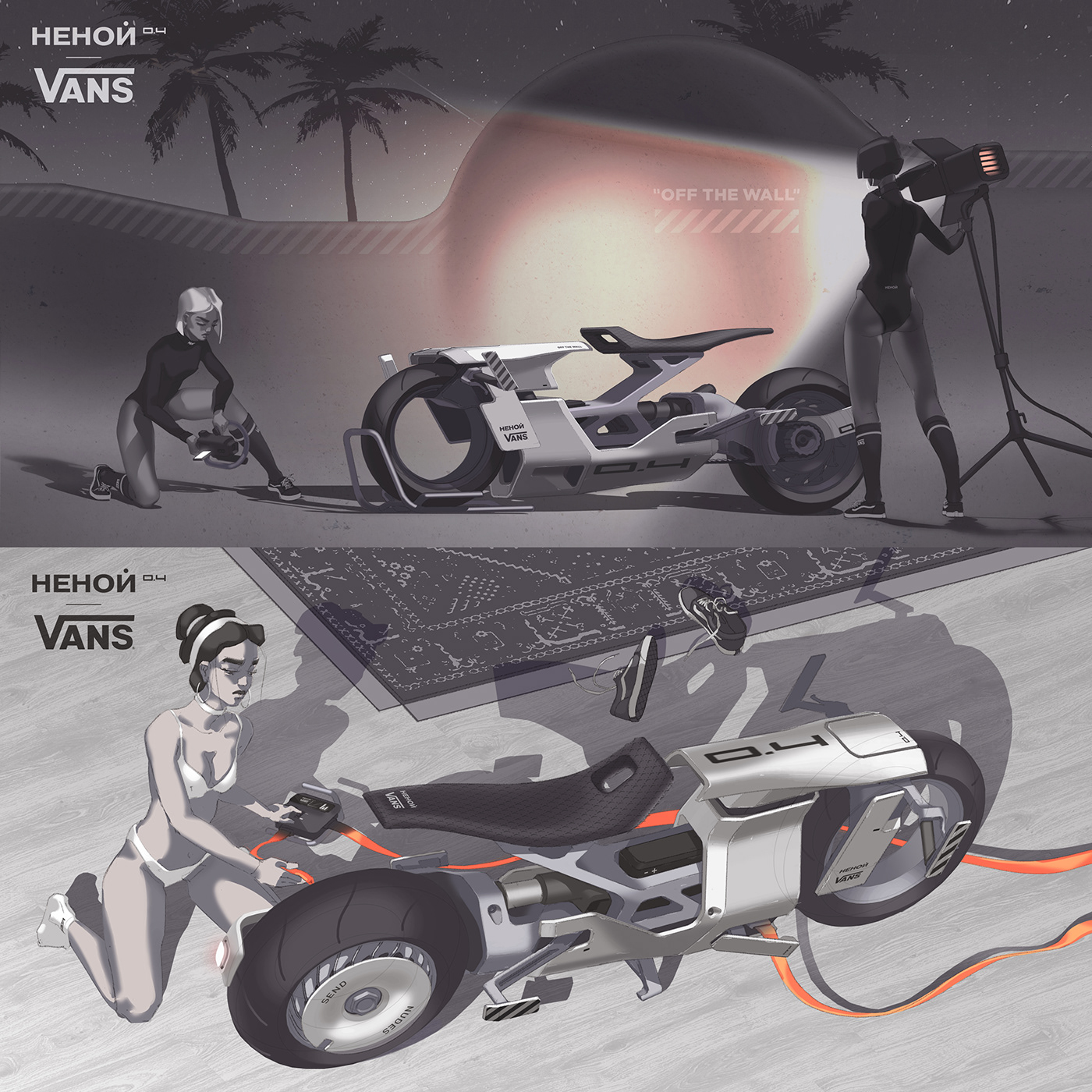 December 2020，By Macarov，motorcycle，Composition，