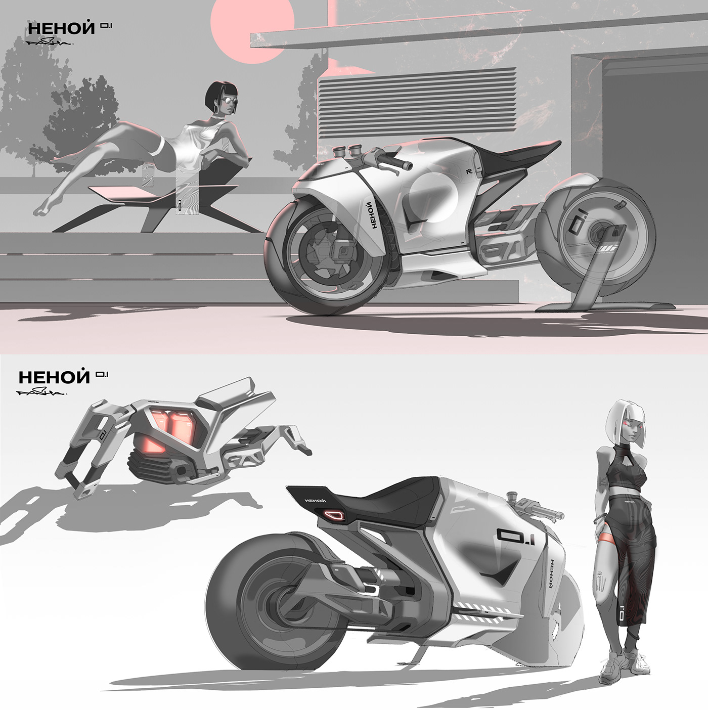 December 2020，By Macarov，motorcycle，Composition，