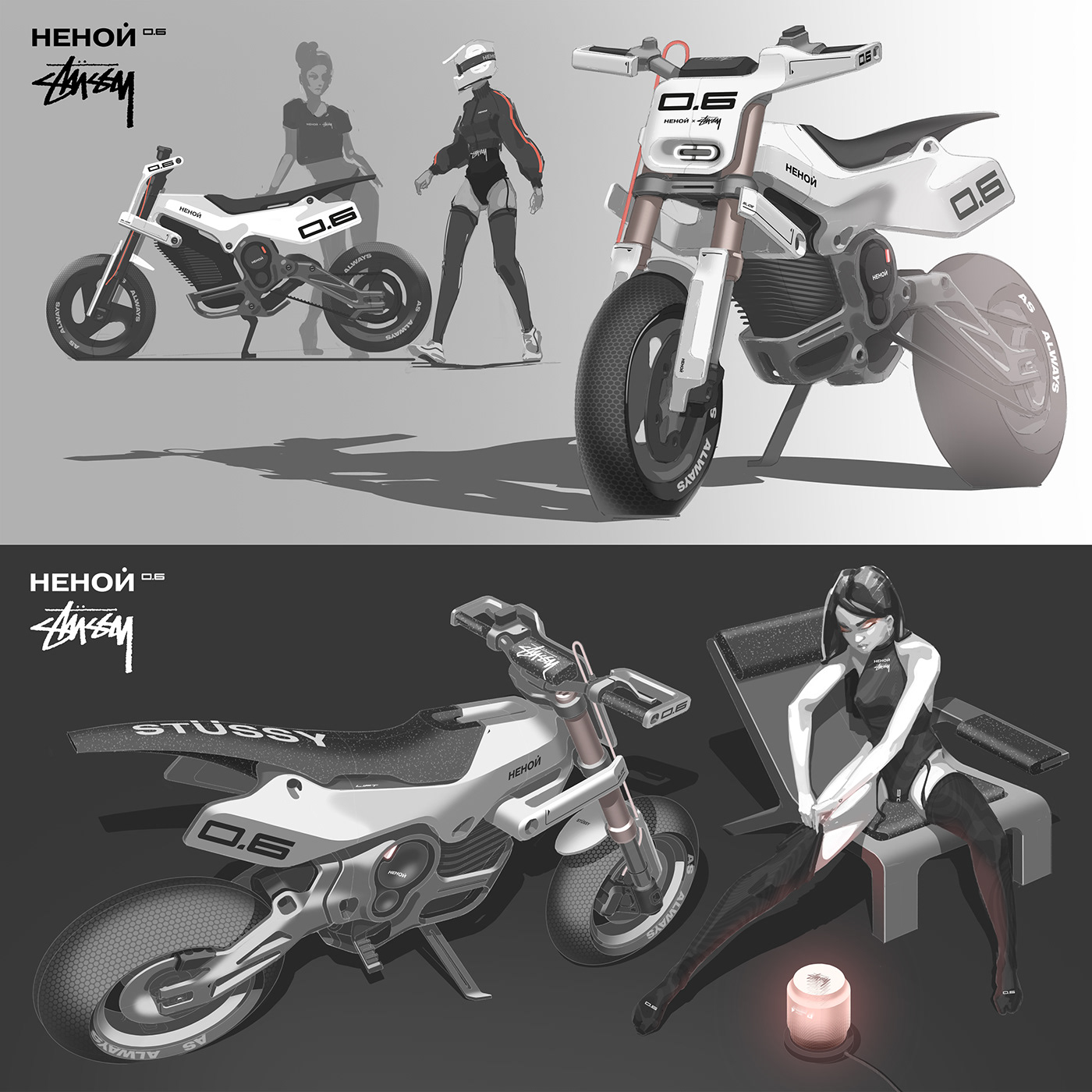 December 2020，By Macarov，motorcycle，Composition，