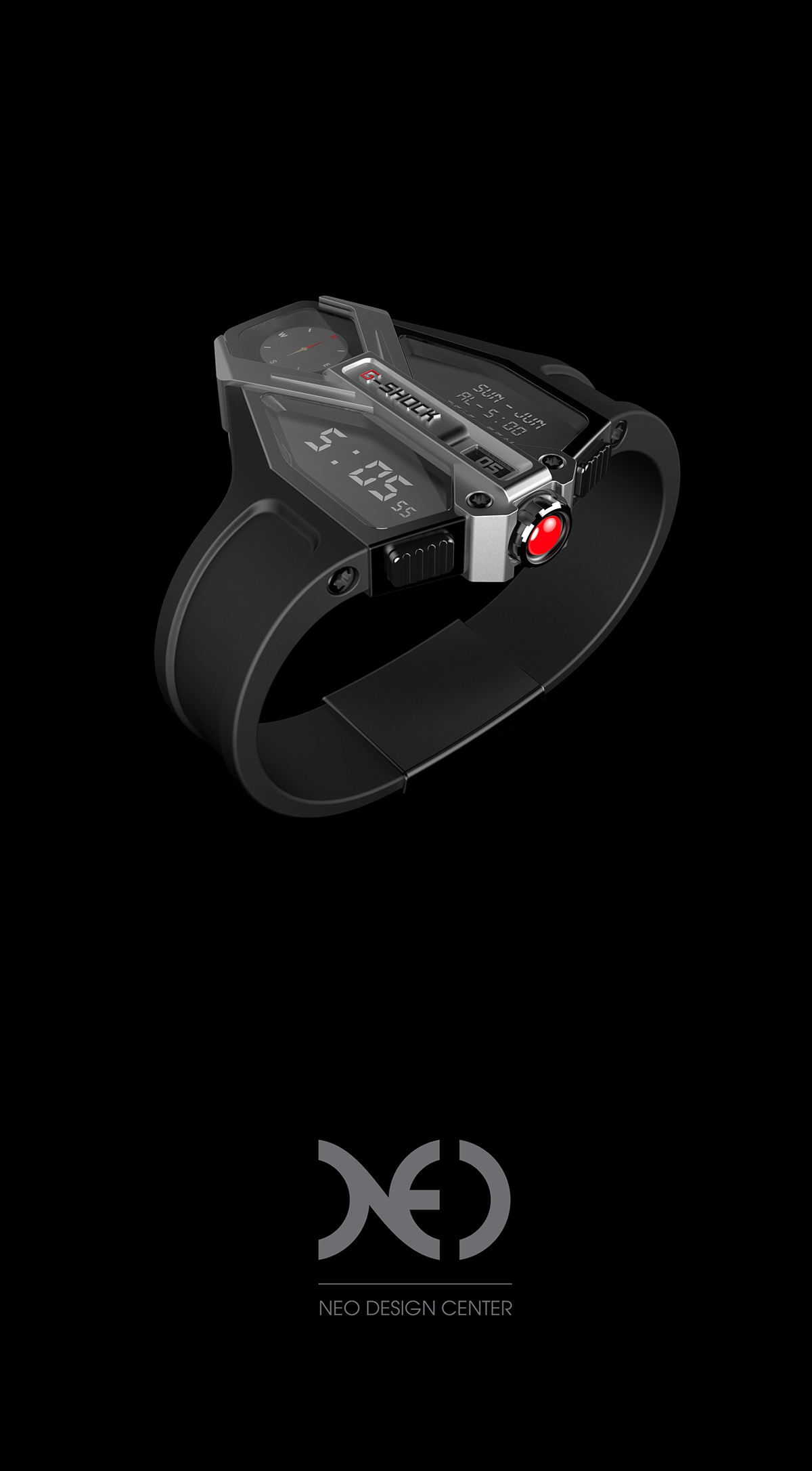 Casio Casio，Multifunctional watch，Thermometer，compass，Wrist watch，