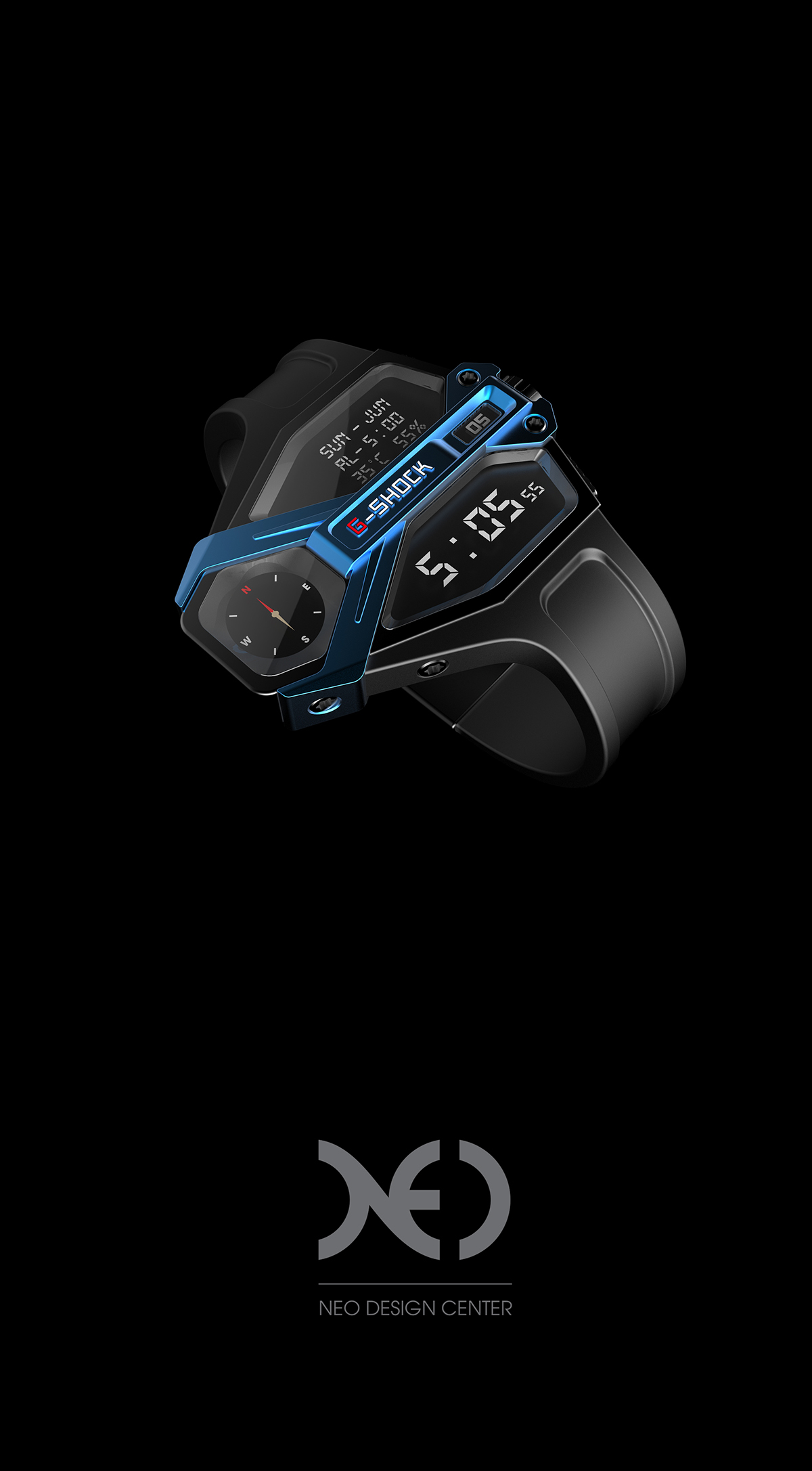 Casio Casio，Multifunctional watch，Thermometer，compass，Wrist watch，