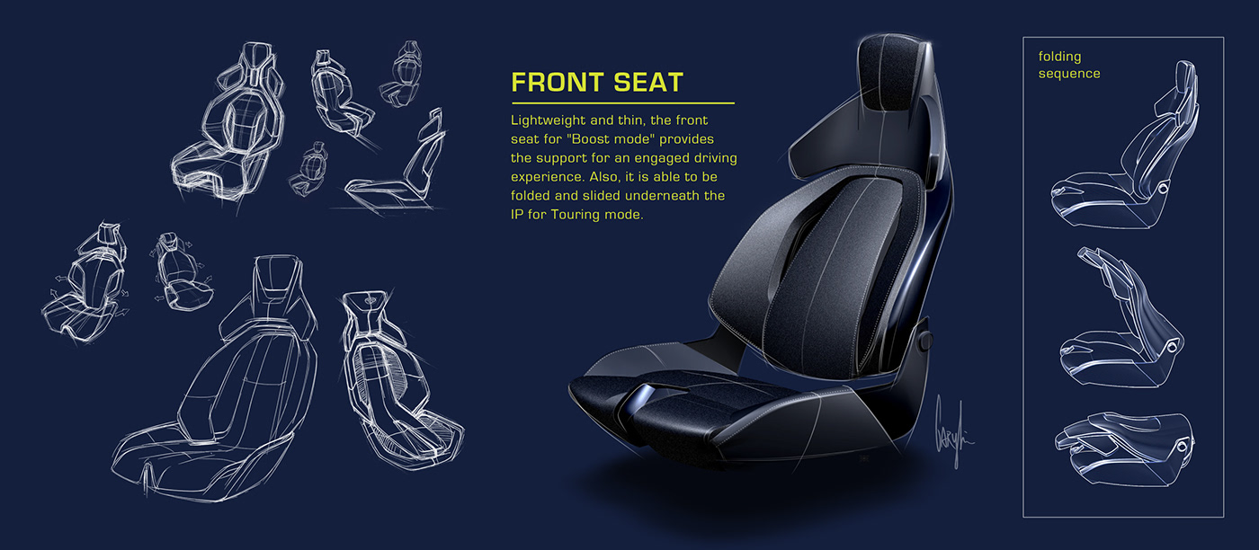 Automobile design，Automotive interior，Render，SUBARU，Ubee ，