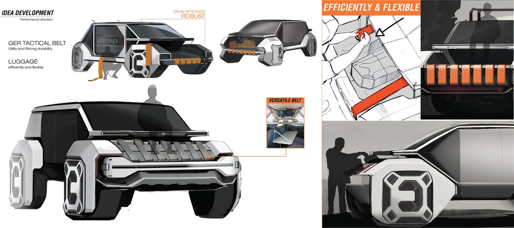 future，electric vehicle，automatic，Jeep Ger / D-nomad，concept，Campervan，