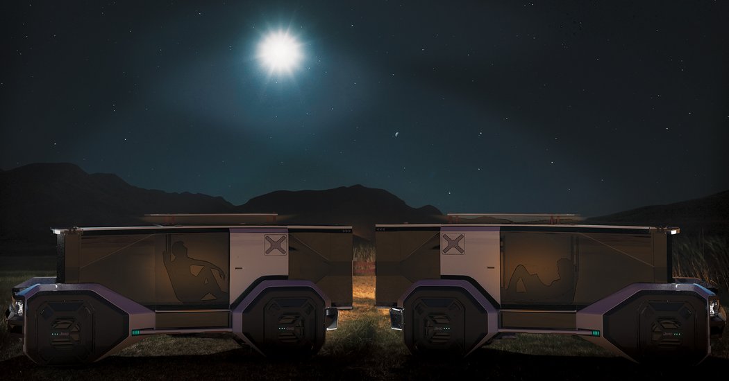 future，electric vehicle，automatic，Jeep Ger / D-nomad，concept，Campervan，