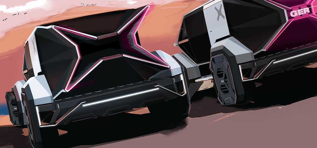 future，electric vehicle，automatic，Jeep Ger / D-nomad，concept，Campervan，