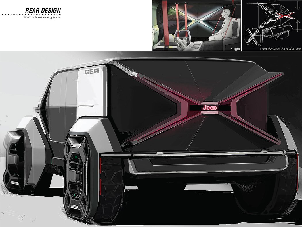 future，electric vehicle，automatic，Jeep Ger / D-nomad，concept，Campervan，
