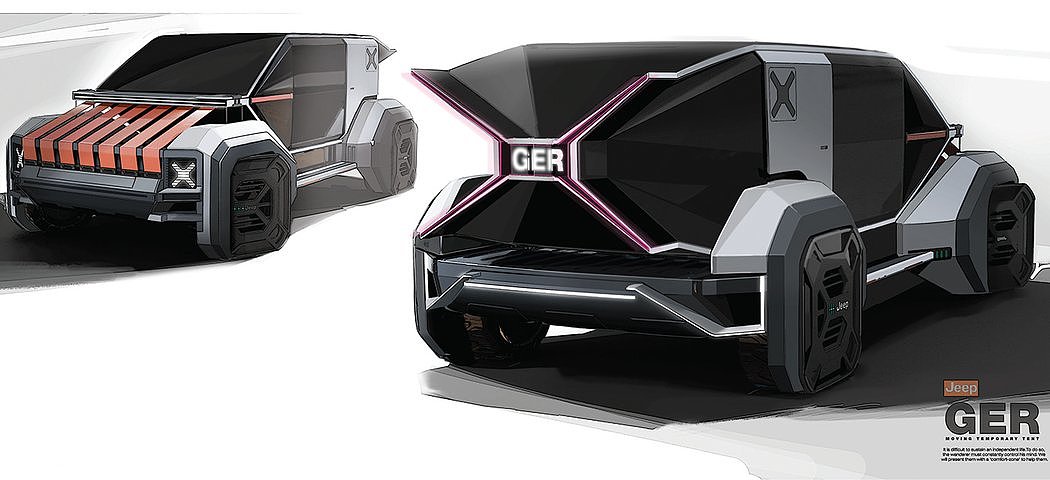future，electric vehicle，automatic，Jeep Ger / D-nomad，concept，Campervan，